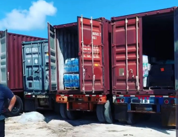 First cargo loads arrive into the Bahamas