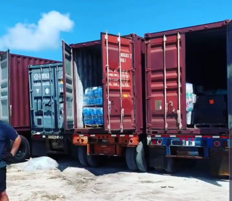 First cargo loads arrive into the Bahamas